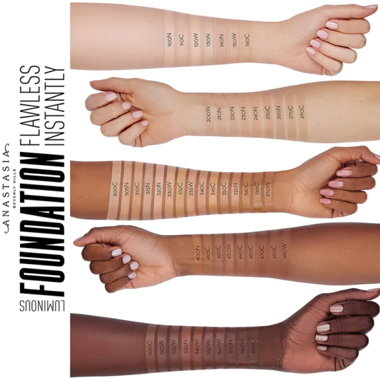 Anastasia Luminous Foundation • Foundation Review & Swatches