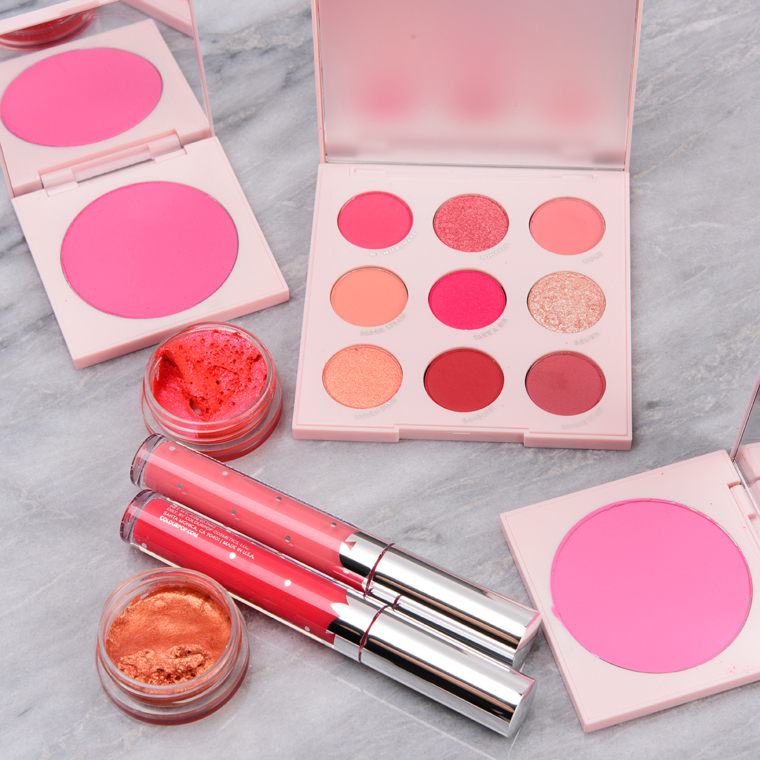 ColourPop Strawberry Fields Forever Collection Swatches