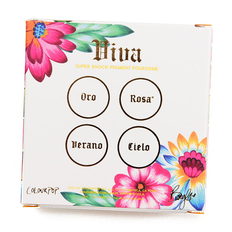 ColourPop Viva Eyes Super Shock Shadow Quad