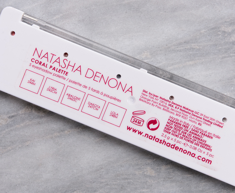 Natasha Denona Coral Eyeshadow Palette 5