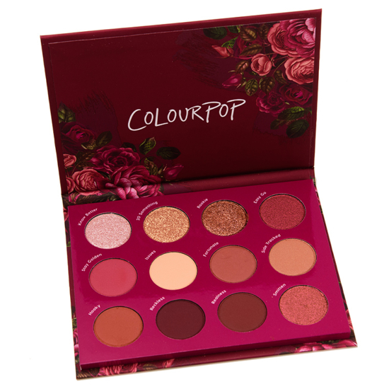 ColourPop 12-Pan Pressed Powder Shadow Palette Exes and Oh's
