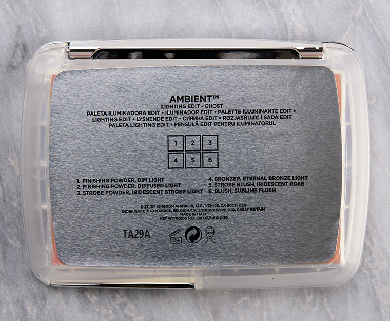 Hourglass Ghost Ambient Lighting Edit Palette