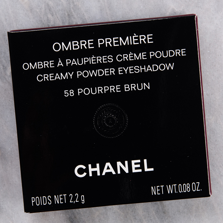 Chanel Pourpre Brun (58) Ombre Premiere Longwear Powder Eyeshadow