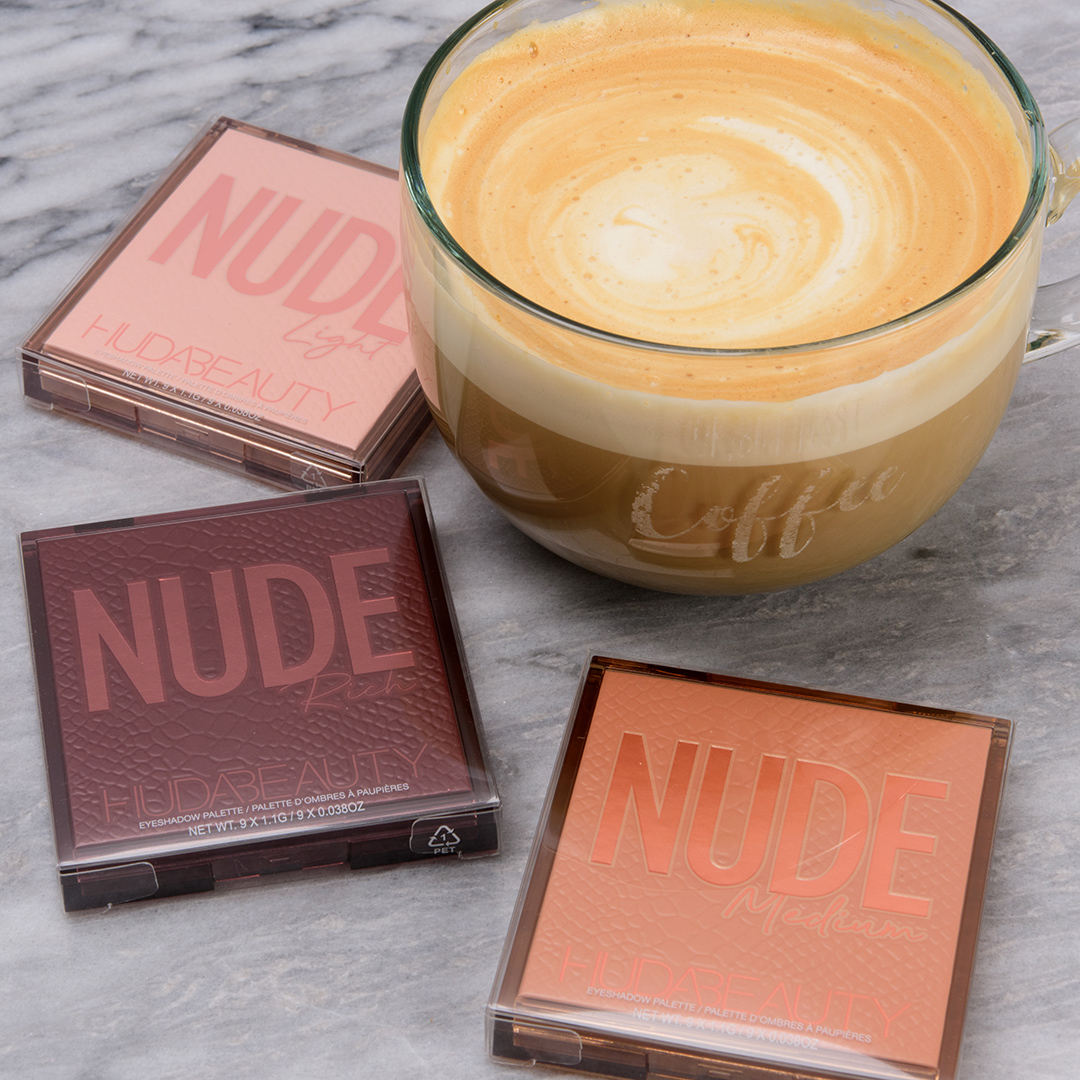 Huda Beauty Nude Obsessions Palettes - Swatches