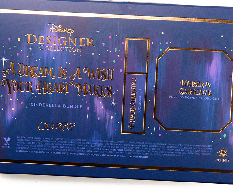 ColourPop A Dream is a Wish Your Heart Makes Disney Designer Cheek & Lip Duo