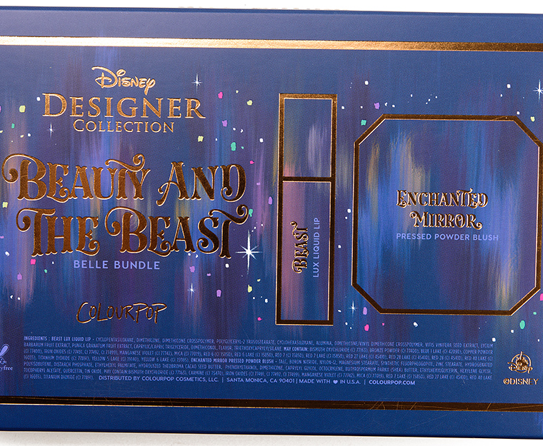 ColourPop Beauty and the Beast Disney Designer Cheek & Lip Duo