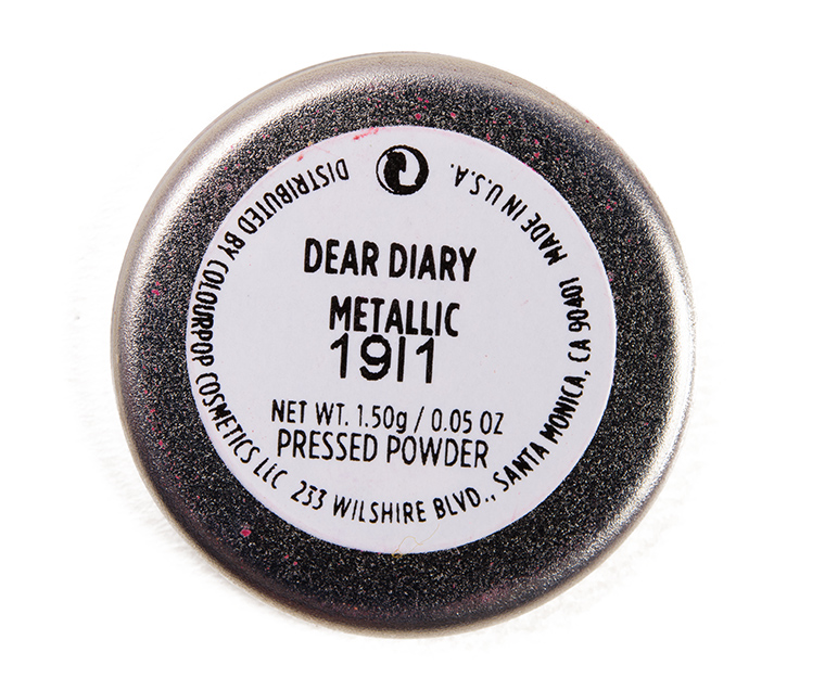 ColourPop Dear Diary Pressed Powder Pigment