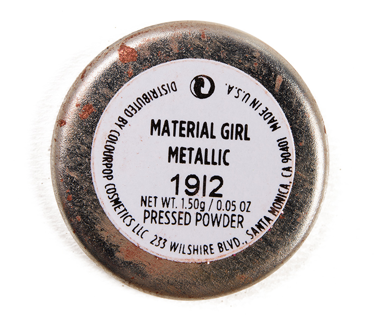 ColourPop Material Girl Pressed Powder Shadow