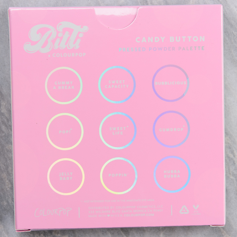 ColourPop Candy Button 9-Pan Pressed Powder Palette
