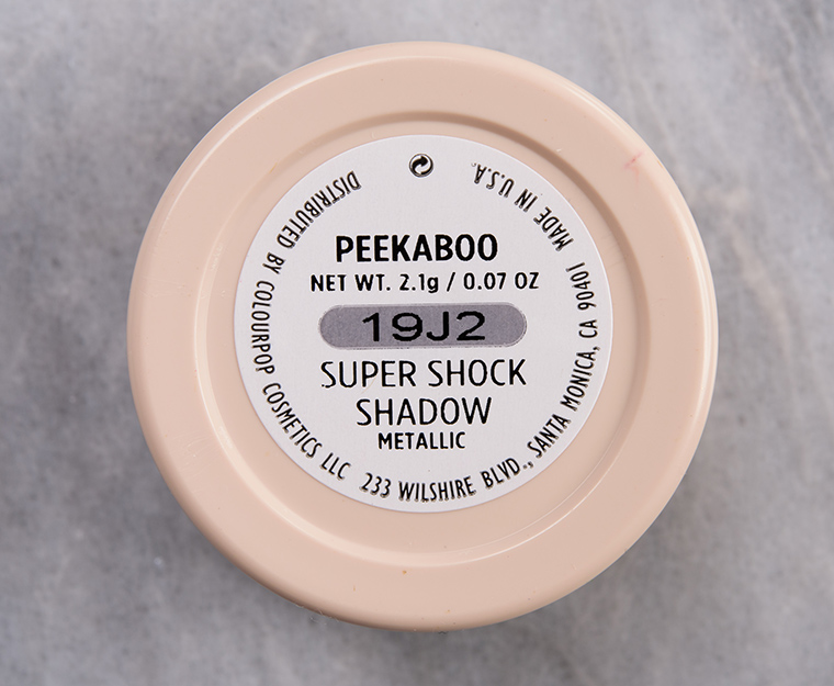 ColourPop Peekaboo Super Shock Shadow