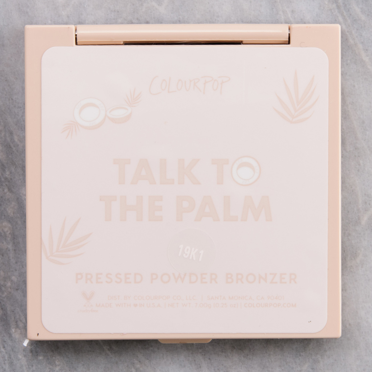 ColourPop Talk to the Palm Pressed Powder Bronzer