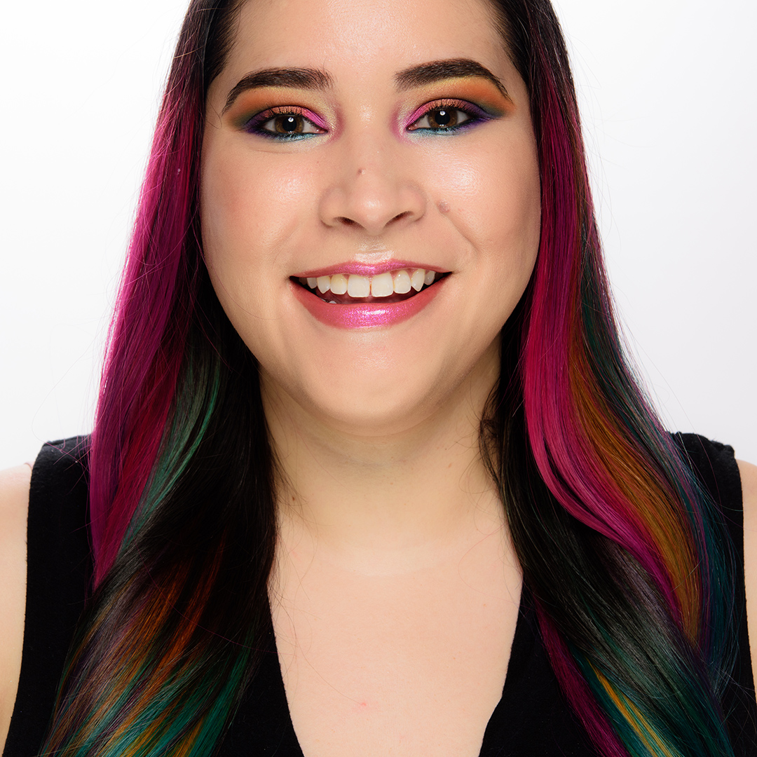 Oil Slick Rainbow Hair for the Holidays