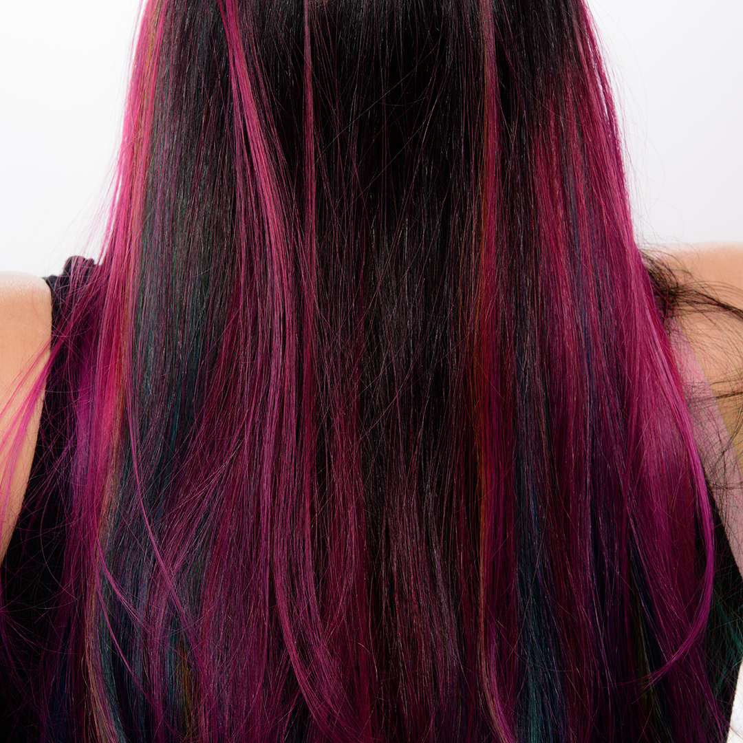 Oil Slick Rainbow Hair for the Holidays