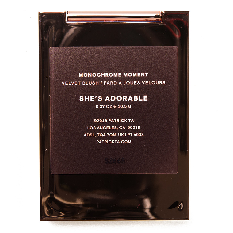 Patrick Ta She's Adorable Monochrome Moment Velvet Blush