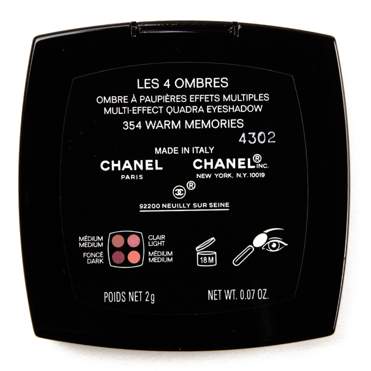 Chanel Warm Memories (354) Les 4 Ombres Multi-Effect Quadra Eyeshadow