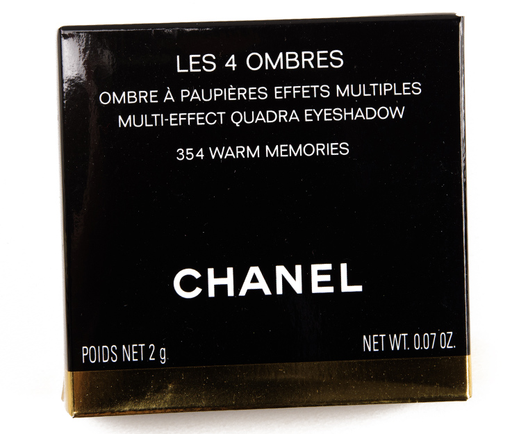Chanel Warm Memories (354) Les 4 Ombres Multi-Effect Quadra Eyeshadow