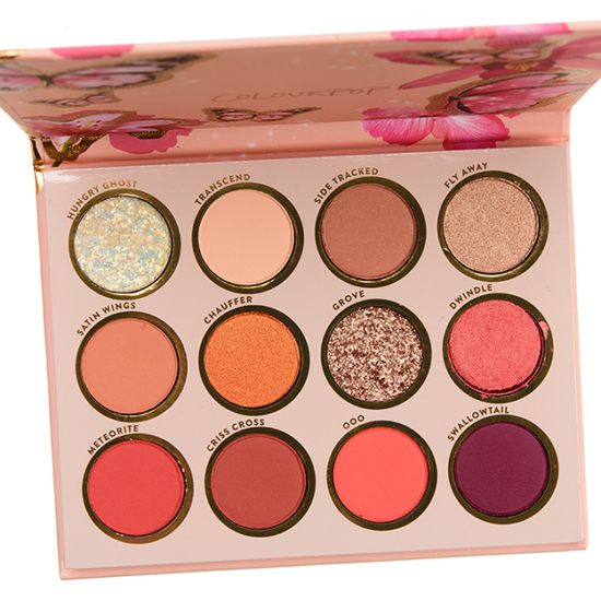 ColourPop 12-Pan Pressed Powder Shadow Palette A Flutter
