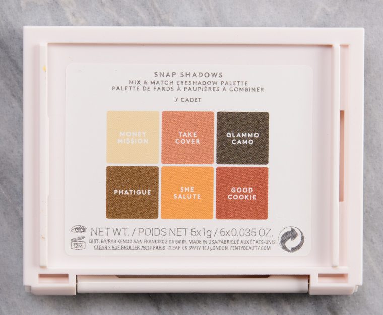 Fenty Beauty Cadet (7) Snap Shadows Mix & Match Eyeshadow Palette