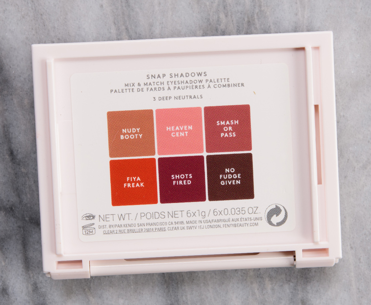 Fenty Beauty Deep Neutrals (3) Snap Shadows Mix & Match Eyeshadow Palette