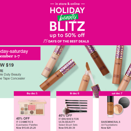 Holiday 2019 Ulta Beauty Blitz