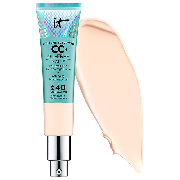 IT Cosmetics Fair Light CC+ Cream Oil-Free Matte with SPF 40