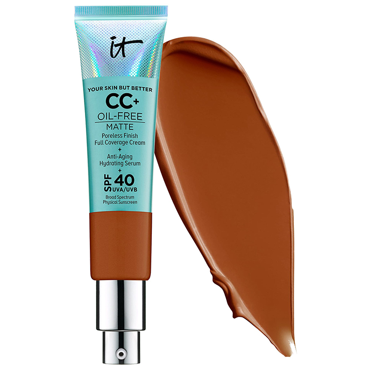 IT Cosmetics Rich Honey CC+ Cream Oil-Free Matte with SPF 40