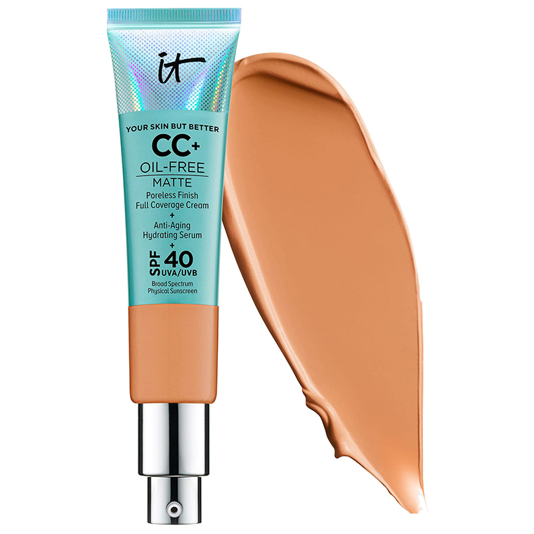 IT Cosmetics Tan CC+ Cream Oil-Free Matte with SPF 40