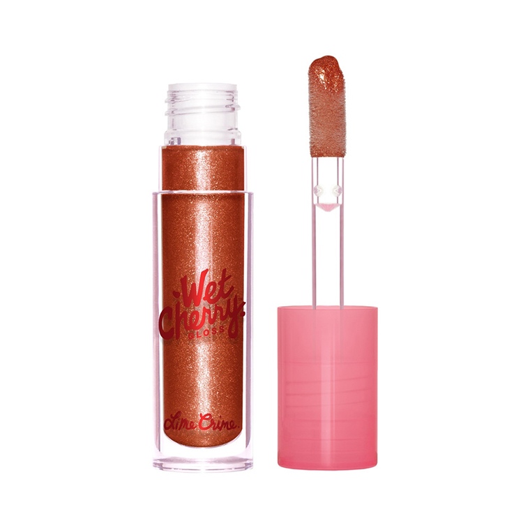 Lime Crime Red Orange Sparkle Wet Cherry Lip Gloss