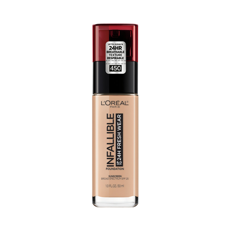 L'Oreal Rose Beige Infallible Fresh Wear 24HR Foundation Review & Swatches