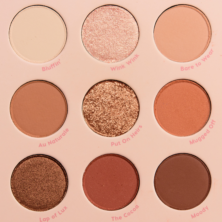 ColourPop Nude Mood 9-Pan Pressed Powder Palette.