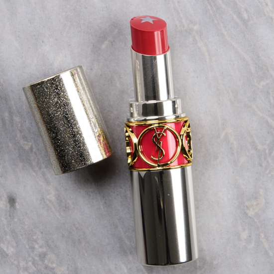 YSL Pink Bass (10) Rouge Volupte Rock'N Shine Lipstick