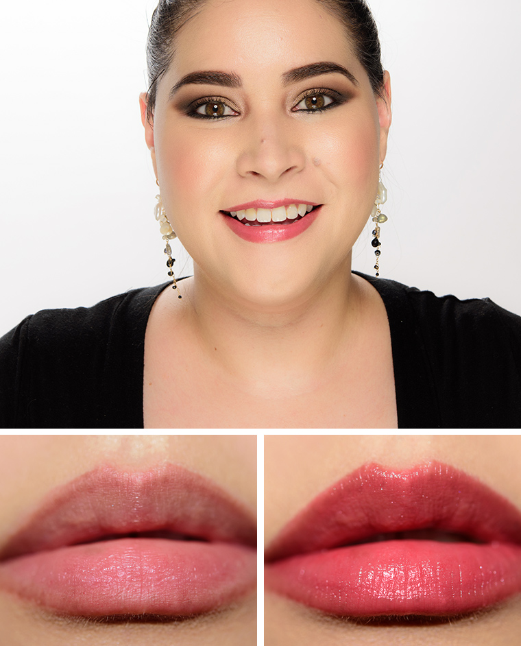 YSL Pink Bass (10) Rouge Volupte Rock'N Shine Lipstick
