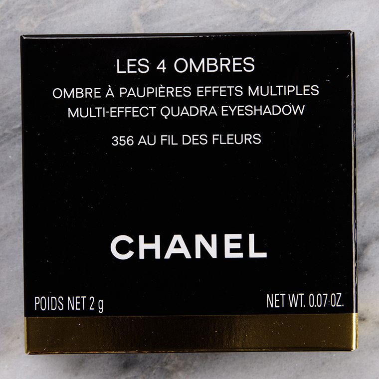 Chanel Au Fil des Fleurs (356) Les 4 Ombres Multi-Effect Quadra Eyeshadow