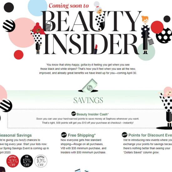 Sephora Beauty Insider 2020