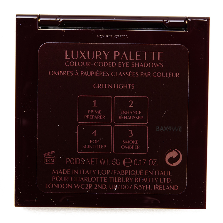 Charlotte Tilbury Green Lights Eyeshadow Quad