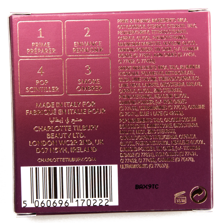 Charlotte Tilbury Mesmerising Maroon Eyeshadow Quad