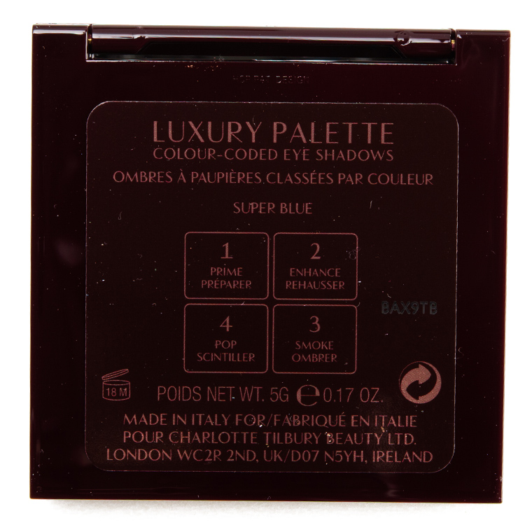 Charlotte Tilbury Super Blue Eyeshadow Quad