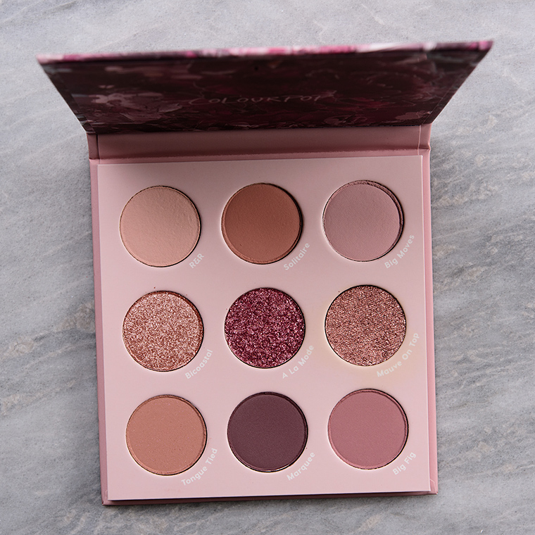ColourPop Making Mauves Collection Swatches