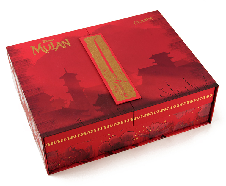 ColourPop x Mulan Collection Swatches