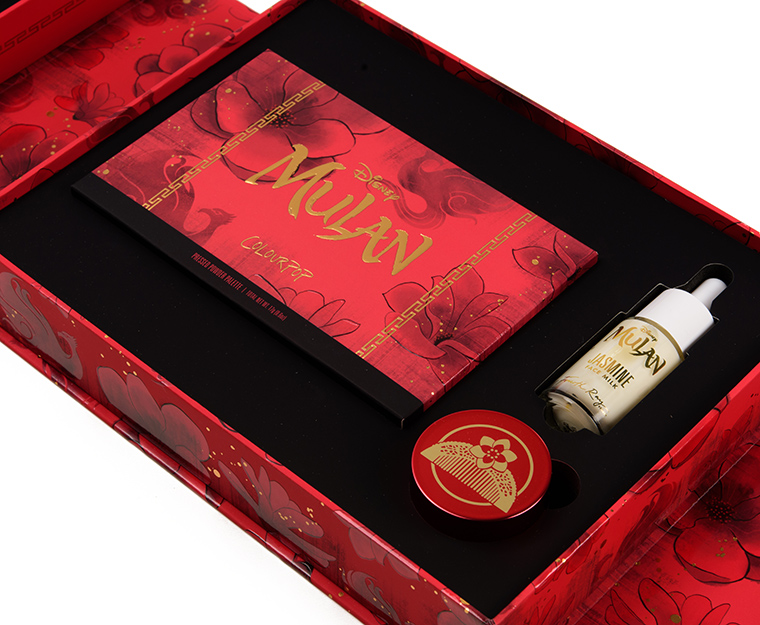 ColourPop x Mulan Collection Swatches
