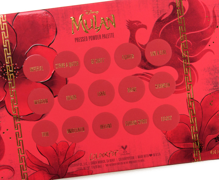 ColourPop Mulan 15-Pan Shadow Palette