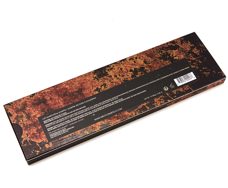 Melt Cosmetics Rust 10-Pan Eyeshadow Palette