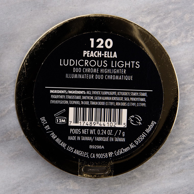 Milani Peach-ella Ludicrous Lights Duo Chrome Highlighter