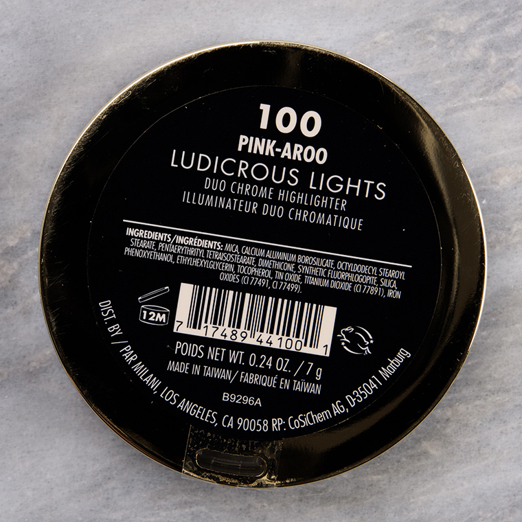 Milani Pink-aroo Ludicrous Lights Duo Chrome Highlighter