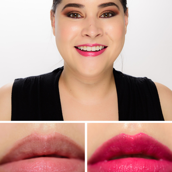 Revlon Cherries in the Snow (004) Super Lustrous Melting Glass Shine Lipstick Review & Swatches