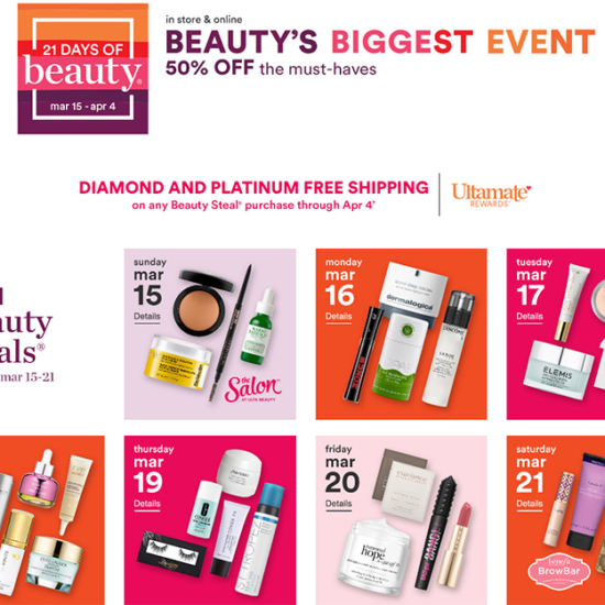 Spring 2020 Ulta 21 Days