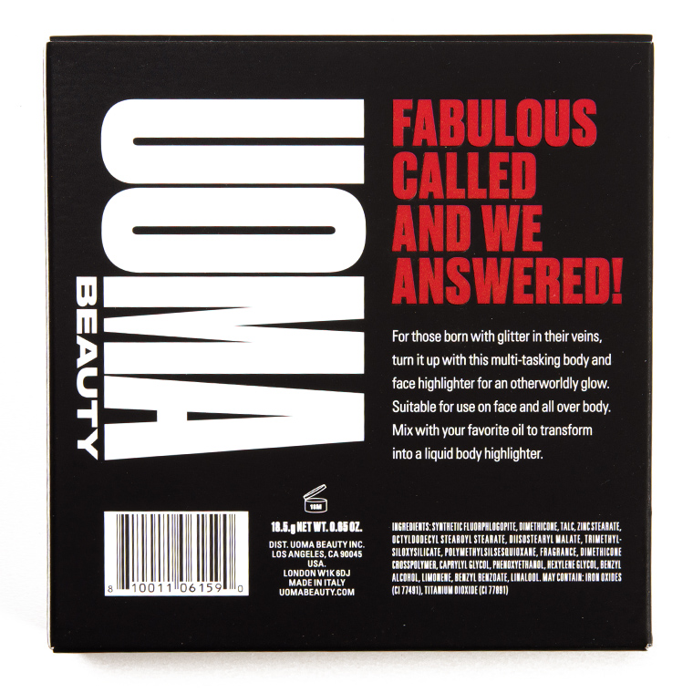 UOMA Beauty Notting Hill Black Magic Face & Body Bronzing Highlighter