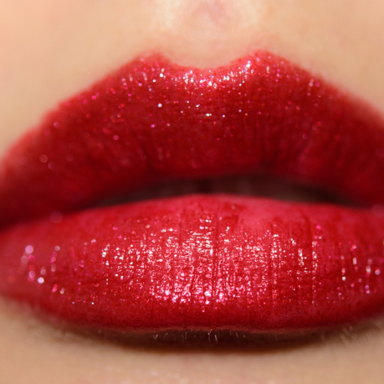 UOMA Beauty On Fire Black Magic Metallic Lipstick