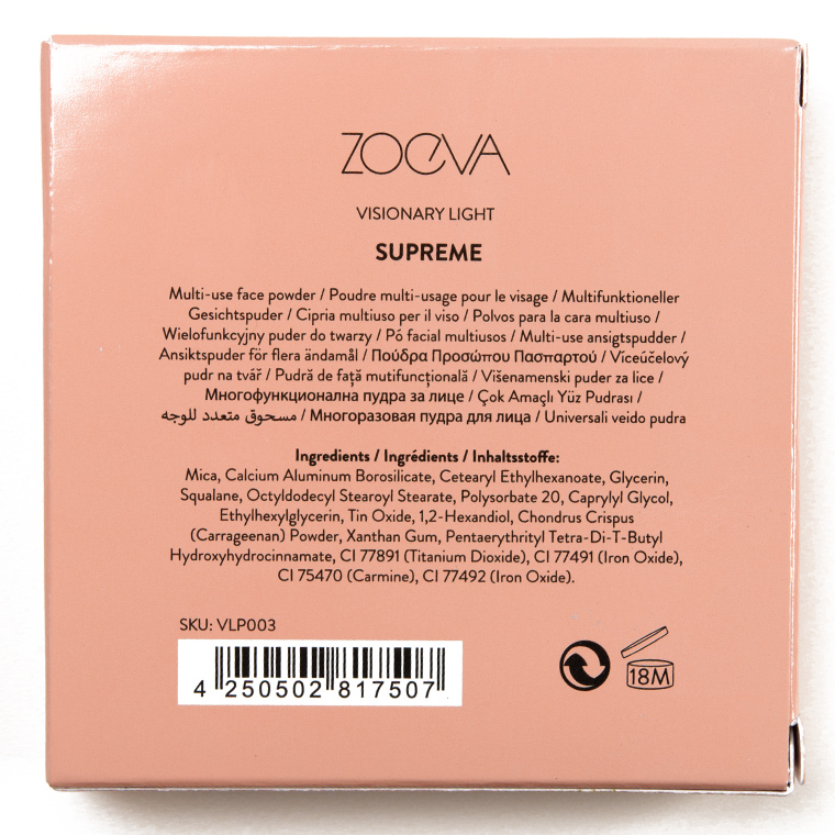 Zoeva Supreme Visionary Light Multi-Use Face Powder