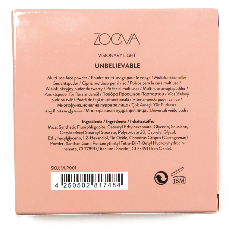 Zoeva Unbelievable Visionary Light Multi-Use Face Powder